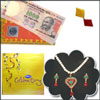 Cash - Rs.1001 + Pearl Set + Chocolates - Click here to View more details about this Product